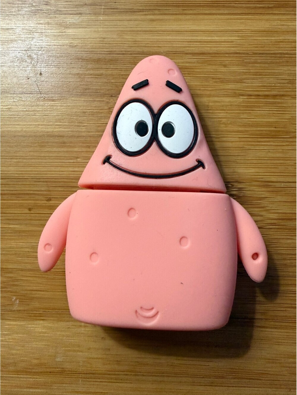 Patrick Star Silicone Keychain Airpods gen 1 -2 case or bag charm
